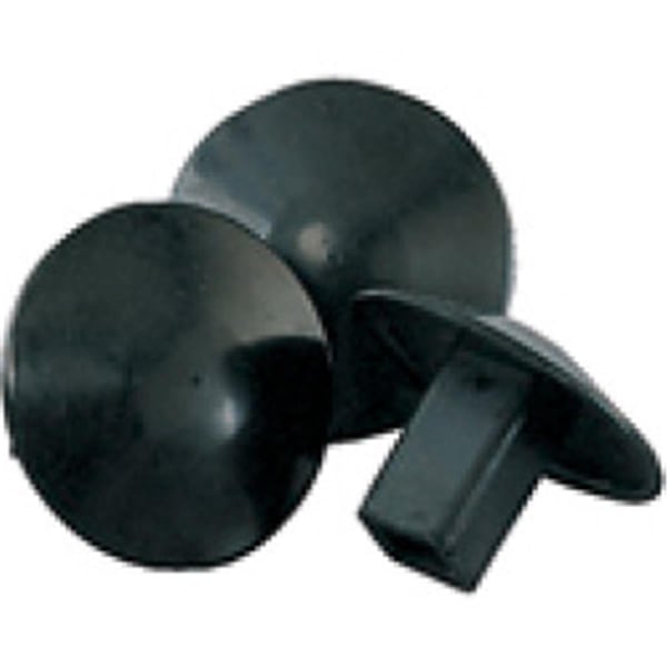 Champion Sports Molded Rubber Ground Anchor Plug, Black Molded 309 - main